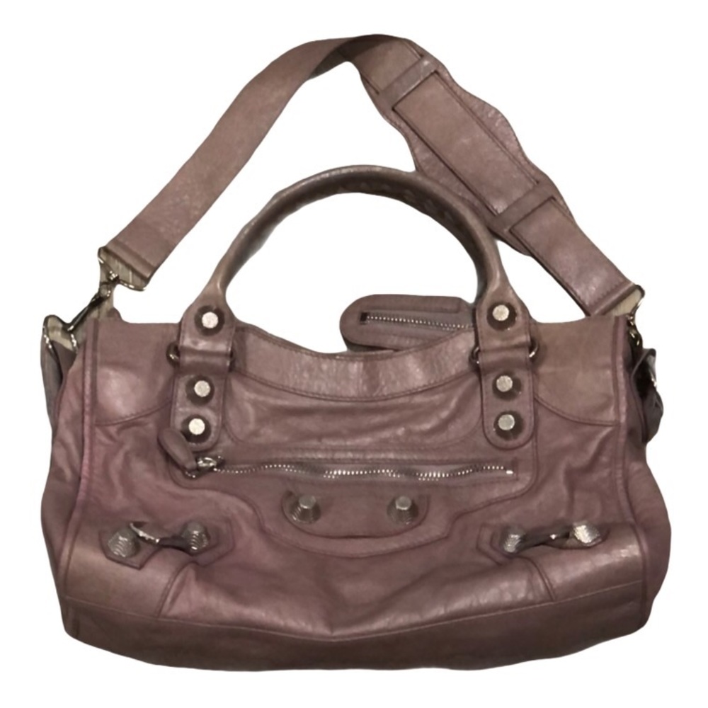 Balenciaga dusty rose classic grommet tote